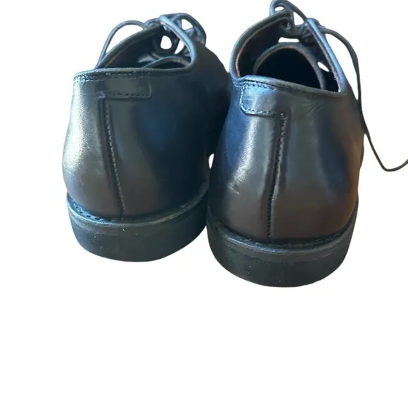 Allen Edmonds Mens Road Warrior Black Leather Dress Shoes‎ Lace Up Size 10