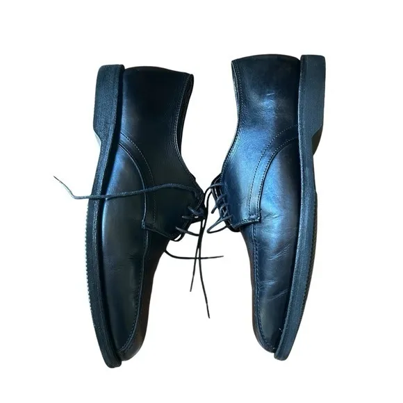 Allen Edmonds Mens Road Warrior Black Leather Dress Shoes‎ Lace Up Size 10