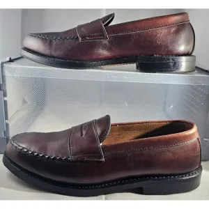Allen Edmonds Men's Shoe Walden Penny Patroit Loafers Burgundy Size 6