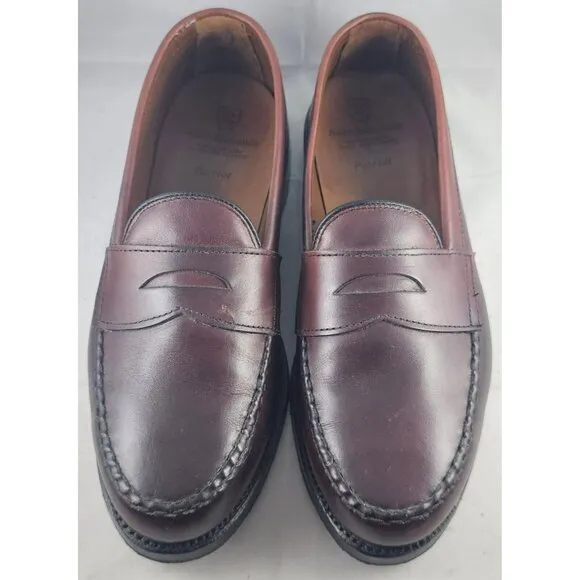 Allen Edmonds Men's Shoe Walden Penny Patroit Loafers Burgundy Size 6