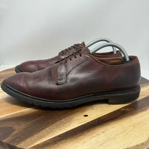 Allen Edmonds Oxford Dress Shoes Black Hills Plain Toe 2995 Oxblood Men’s Sz 9 D
