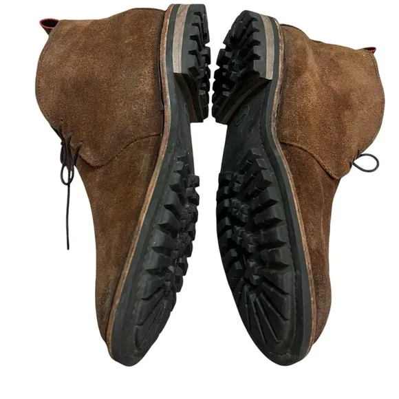 Allen Edmonds surrey weatherproof suede Chukka laced boots men 11 durable rugged