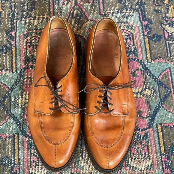 Allen Edmonds Walton leather lace up dress shoes sz 9.5 D