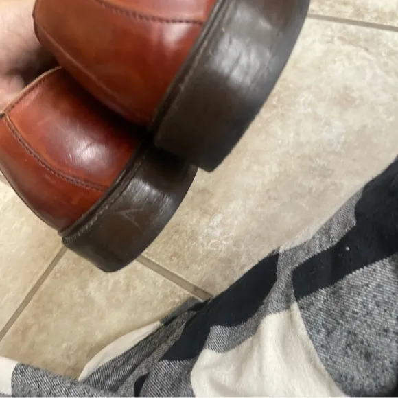 Allen Edmonds Walton Oxfords Dress Shoes Mens Size 11D Brown Leather Split Toe