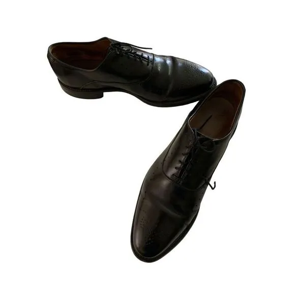 Allen Edmonds Weybridge Oxford dress shoes black men's size 10.5