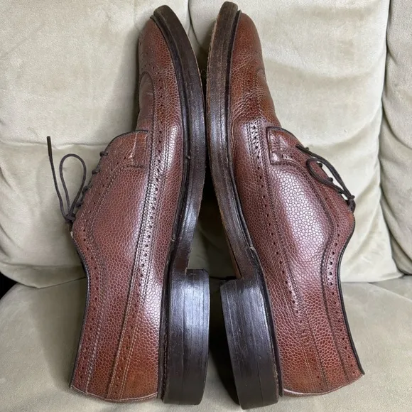 Allen Edmonds WingTip Macneil 11.5 B brown leather 08688