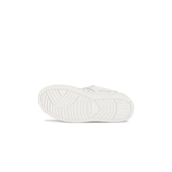 Allsaints Vix WF706Y Sneakers Women's US 9 White Leather Lace Up Shoes ZPO1096