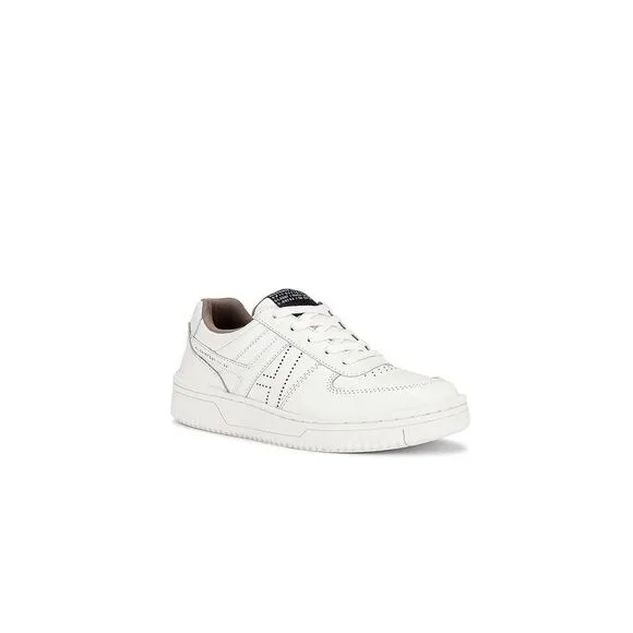 Allsaints Vix WF706Y Sneakers Women's US 9 White Leather Lace Up Shoes ZPO1096