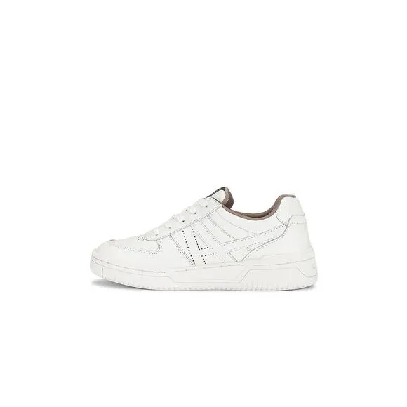 Allsaints Vix WF706Y Sneakers Women's US 9 White Leather Lace Up Shoes ZPO1096