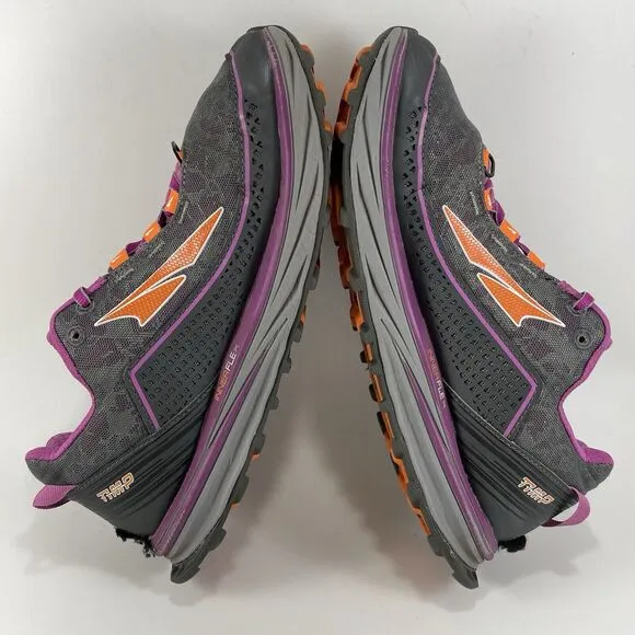 Altra Timp Trail Running Shoes Womens Size 9.5 Purple Gray Athletic Sneakers