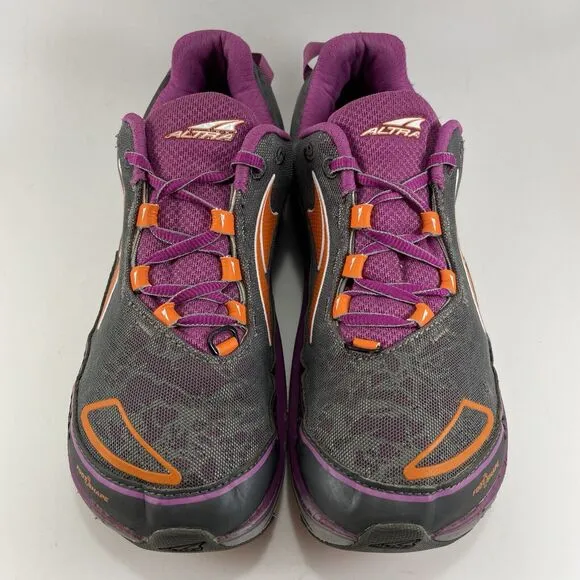 Altra Timp Trail Running Shoes Womens Size 9.5 Purple Gray Athletic Sneakers