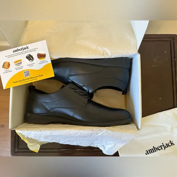 Amberjack Black Men's Dress Shoes