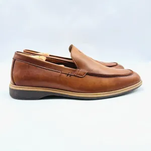 Amberjack Shoes Mens 12 Brown Tan Penny Loafers Leather Dress Shoes Original