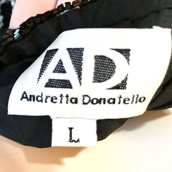Andretti Donatello 100% silk evening prom dress