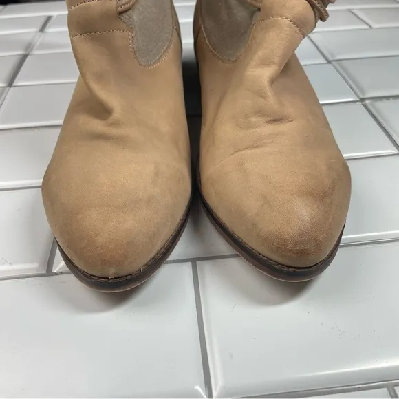 Anthropologie Latigo Pogo Tie Back Boots 10M