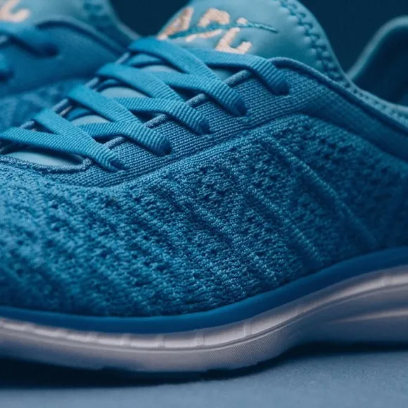 APL Blue and White Athletic Shoes with Modern Design