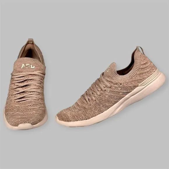APL Shoes Women’s Size 9.5 TECHLOOM Wave Running Comfort Rose Dust Lightweight