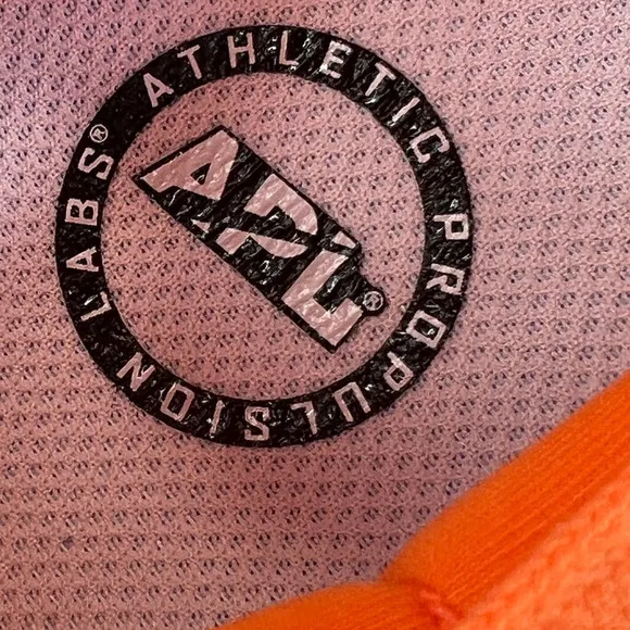 APL Womens Sneakers Orange White Size 9 Techloom Bliss Low Top Mesh Slip On