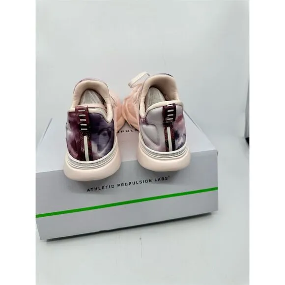 APL Women's Techloom Tracer Sneakers 6.5 Tie Dye Creme/Burgundy