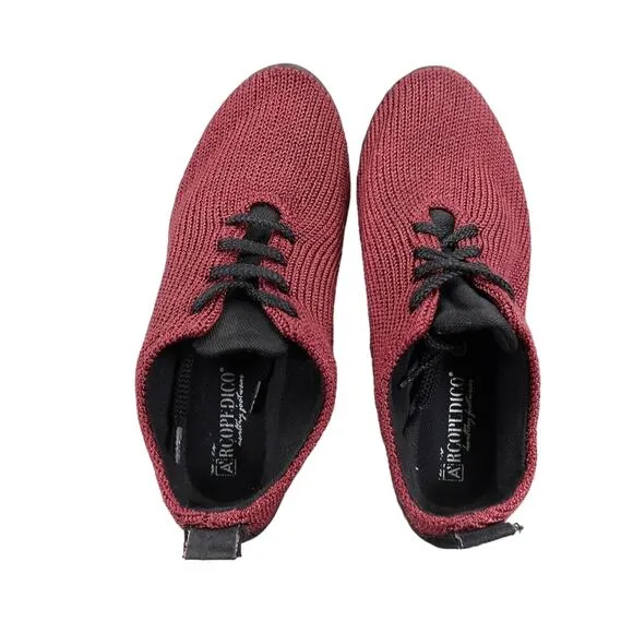 Arcopedico Shoes Womens 38 LS Sneakers Lifestyle Comfort Flexible Knit Walking