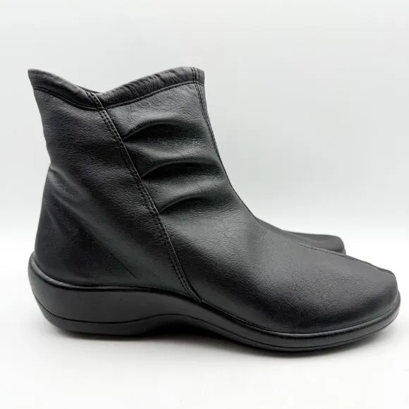 Arcopedico Womens L19 Ankle Boots EU 39 US 8-8.5 Black Water Resistant NIB