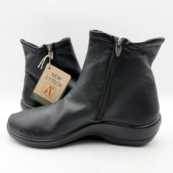 Arcopedico Womens L19 Ankle Boots EU 39 US 8-8.5 Black Water Resistant NIB
