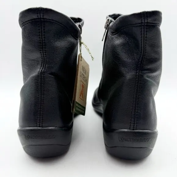 Arcopedico Womens L19 Ankle Boots EU 39 US 8-8.5 Black Water Resistant NIB