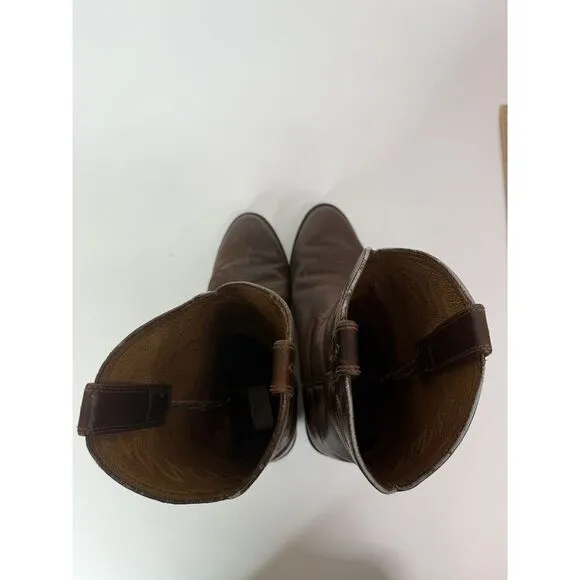 Ariat Boots Men's 9D‎ Western Cowboy Boots Leather Brown Line Dance Rodeo