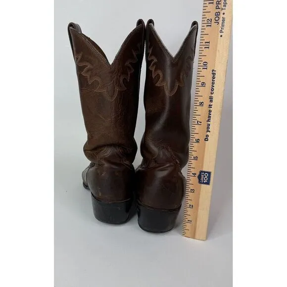 Ariat Boots Men's 9D‎ Western Cowboy Boots Leather Brown Line Dance Rodeo