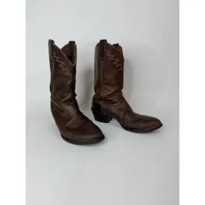 Ariat Boots Men's 9D‎ Western Cowboy Boots Leather Brown Line Dance Rodeo