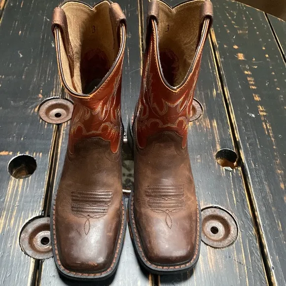 Ariat Cowboy Riding Boots - Work Hog Wide Square Toe