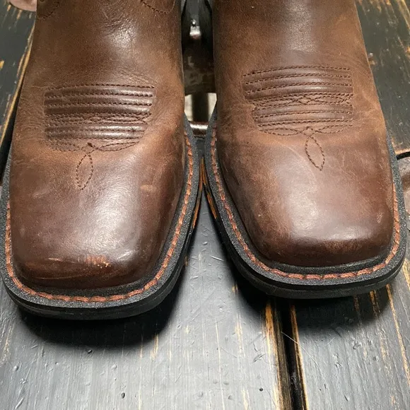Ariat Cowboy Riding Boots - Work Hog Wide Square Toe