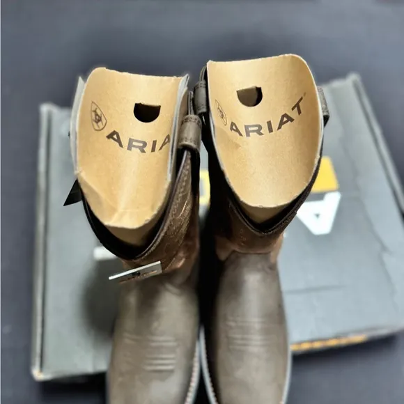 Ariat Groundbreaker Brown Steel Toe Cowboy Boots NWT NIB