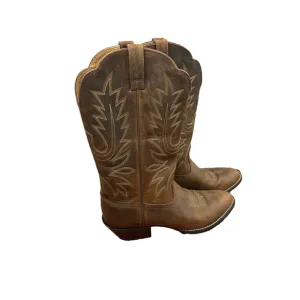 Ariat Heritage Roper Western Boots | Distressed Brown Leather | Size 9B | New in