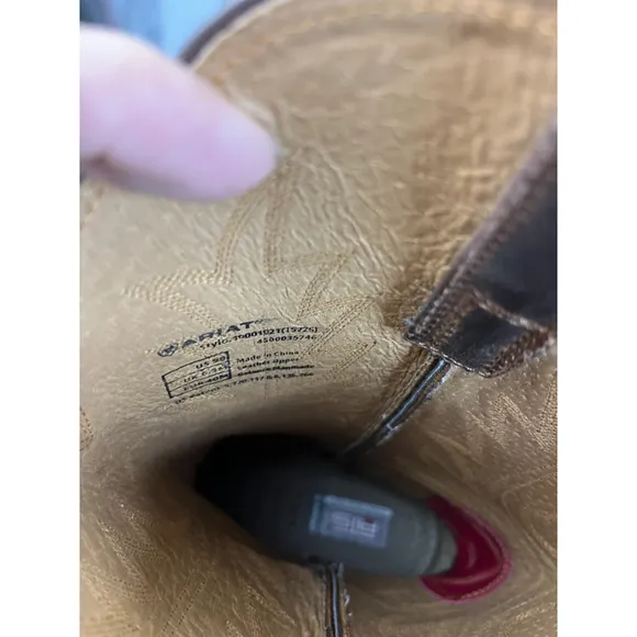Ariat Heritage Roper Western Boots | Distressed Brown Leather | Size 9B | New in