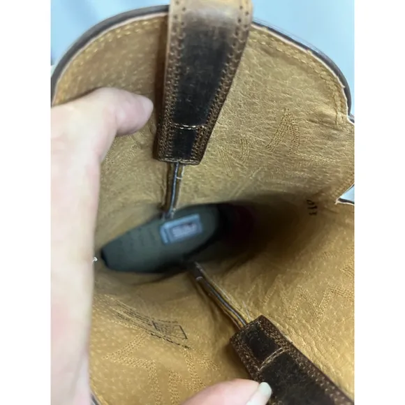 Ariat Heritage Roper Western Boots | Distressed Brown Leather | Size 9B | New in