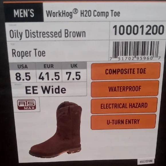 Ariat Men's Brown Work Boots