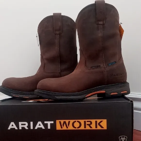 Ariat Men's Brown Work Boots