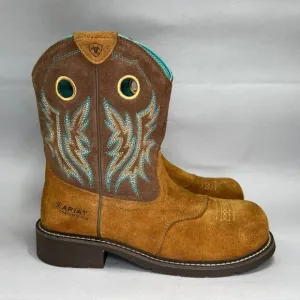 Ariat Women's Size 11 Fatbaby Cowgirl Safety Toe Boots