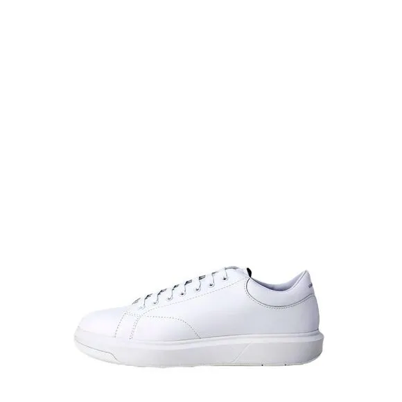 Armani Exchange Casual Leather Sneakers LowTop Style Men White