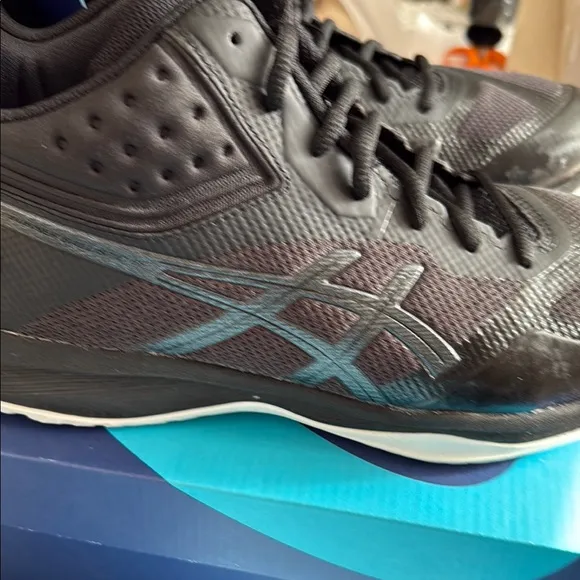 ASICS Black and Gray Sneakers