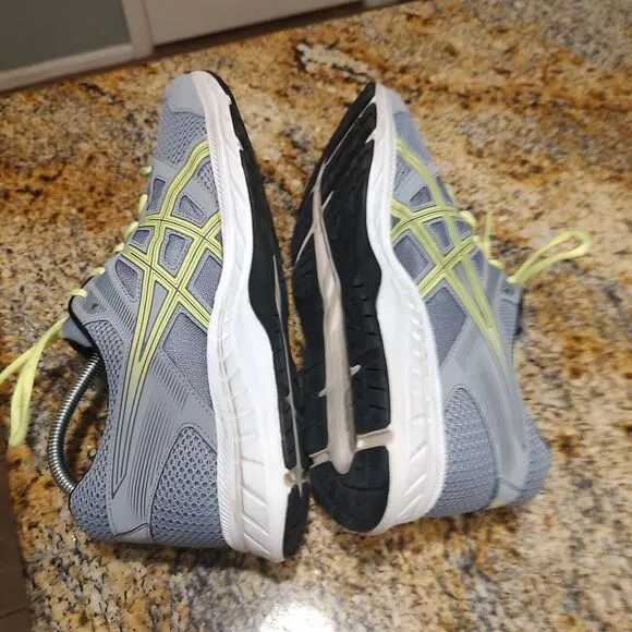 Asics Contend 5 Running Shoes Sneakers Men's Size 12.5 Sheet Rock Safety Yellow