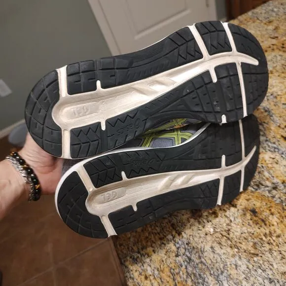 Asics Contend 5 Running Shoes Sneakers Men's Size 12.5 Sheet Rock Safety Yellow