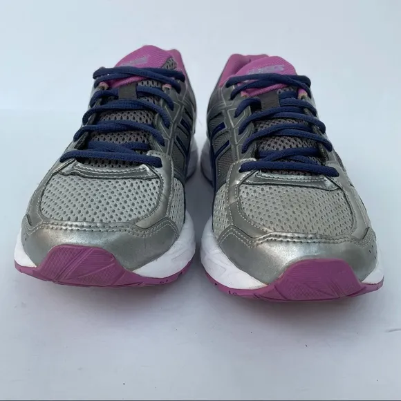 ASICS GEL CONTEND 4 Women’s Lightweight Running Shoes Casual Sneakers Silver 11