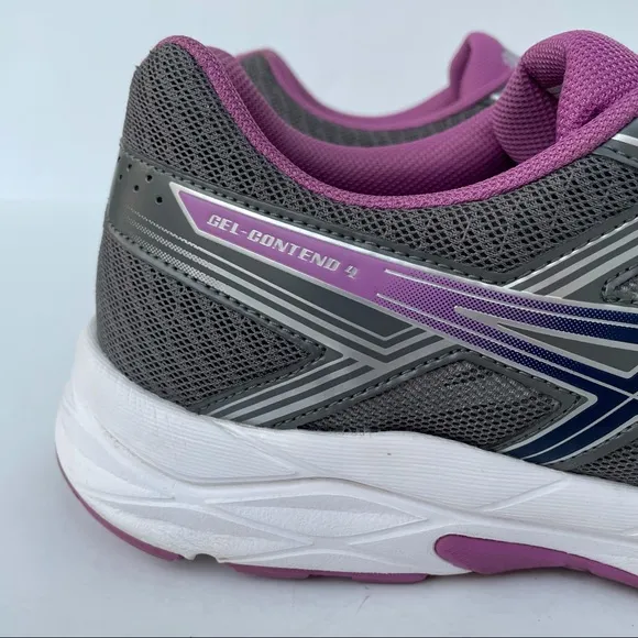ASICS GEL CONTEND 4 Women’s Lightweight Running Shoes Casual Sneakers Silver 11