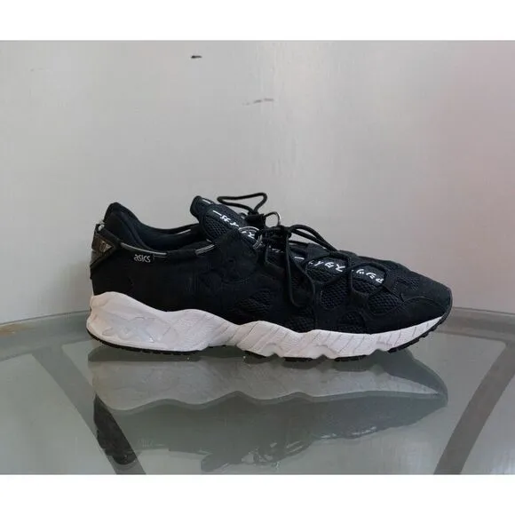 ASICS GEL Mai Mens Black Japanese Text Running Shoes Side Lace Sneakers Size 13