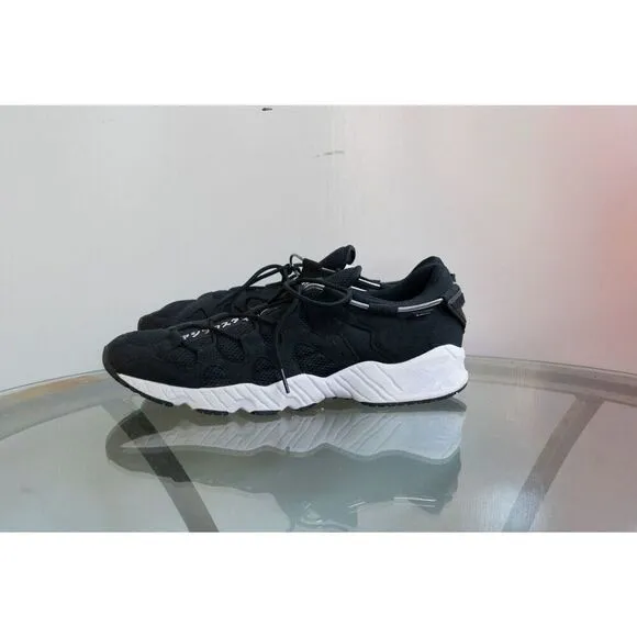 ASICS GEL Mai Mens Black Japanese Text Running Shoes Side Lace Sneakers Size 13