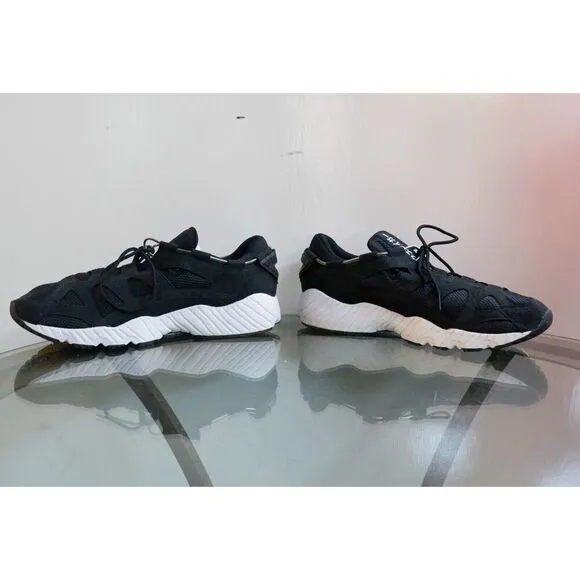 ASICS GEL Mai Mens Black Japanese Text Running Shoes Side Lace Sneakers Size 13