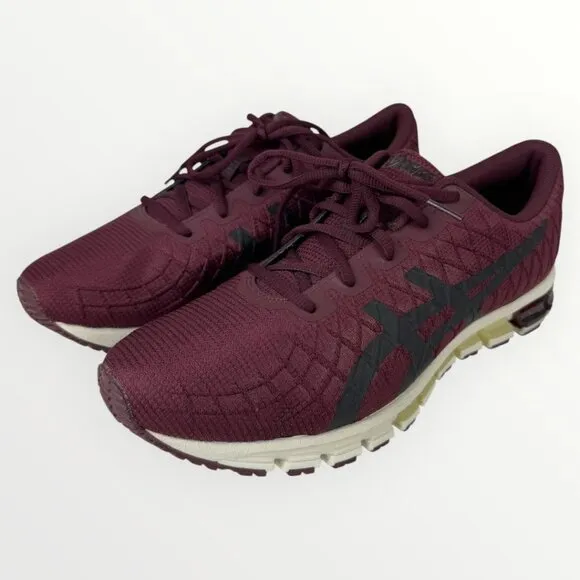 ASICS Gel Quantum 180 4 Mens Maroon Running Athletic Shoes Workout Sz 11 *NICE*