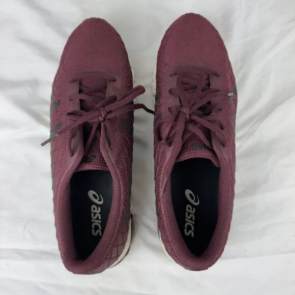 ASICS Gel Quantum 180 4 Mens Maroon Running Athletic Shoes Workout Sz 11 *NICE*
